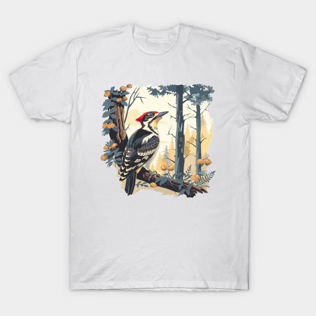 Woodpecker T-Shirt by zooleisurelife